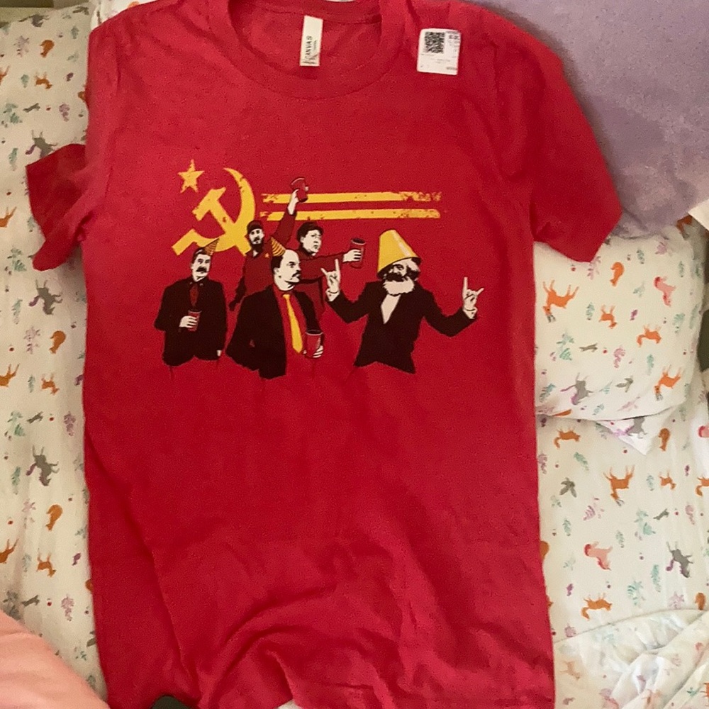 Threadless design “Communist Party.” Size small.